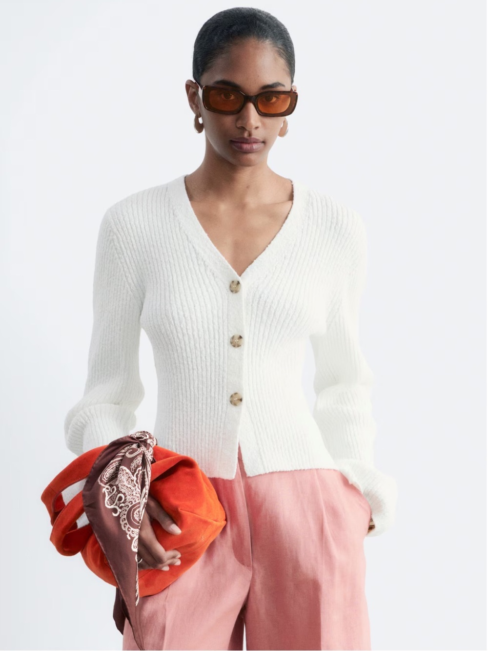 🆕 & Other Stories Ribbed Cotton Cardigan